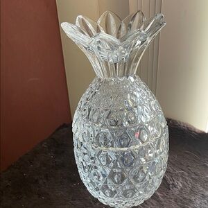 Crystal Pineapple Decorative Accent